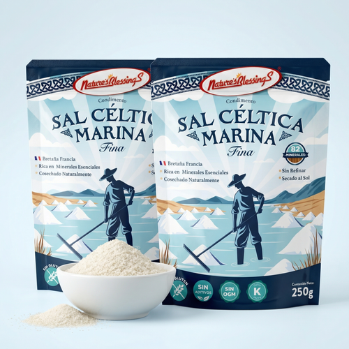 Pack 2x Sal Céltica Fina - Sal Natural de Francia