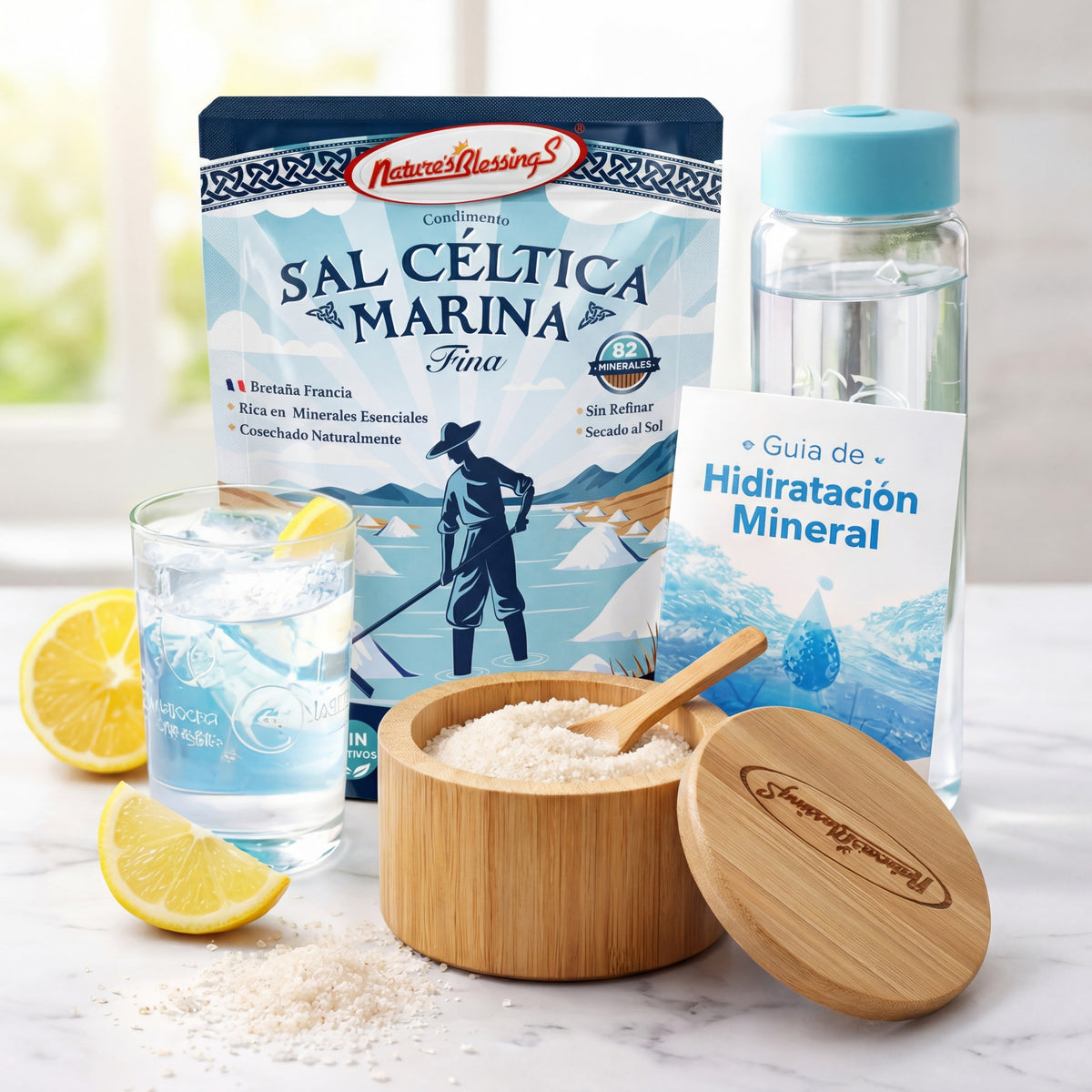 Sal Céltica - Kit Hidratación Mineral
